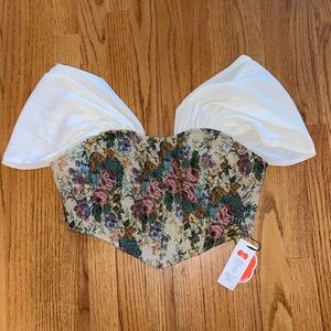 Floral Corset Top